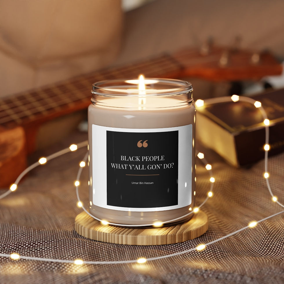 Thumbnail: BLK People What Y'all Gon Do? Scented Soy Candle, 9oz