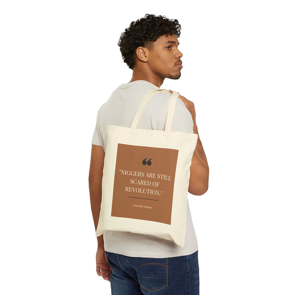 Thumbnail: Scared of Revolution Cotton Canvas Tote Bag