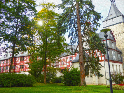 Der Amthof als Ölgemälde. 😍 🎨
