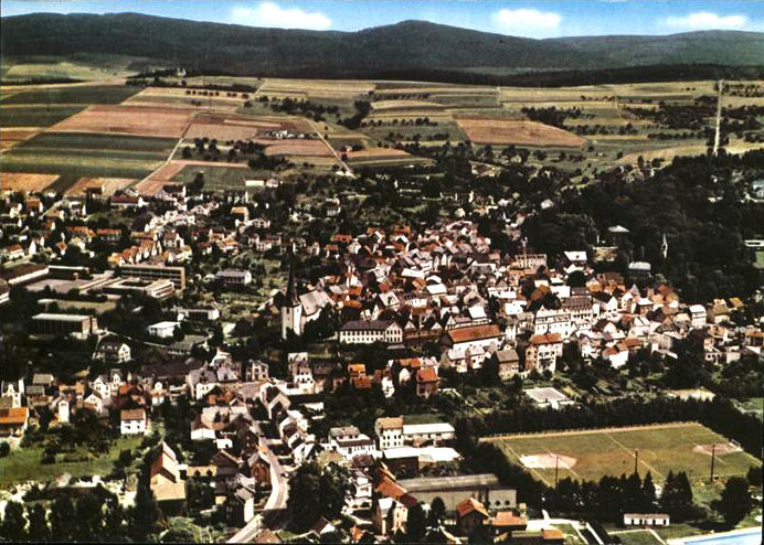 Schöne alte Luftaufnahme von Camberg. 😍