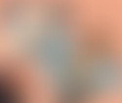 Sleeping northern inuit puppies on blue toy