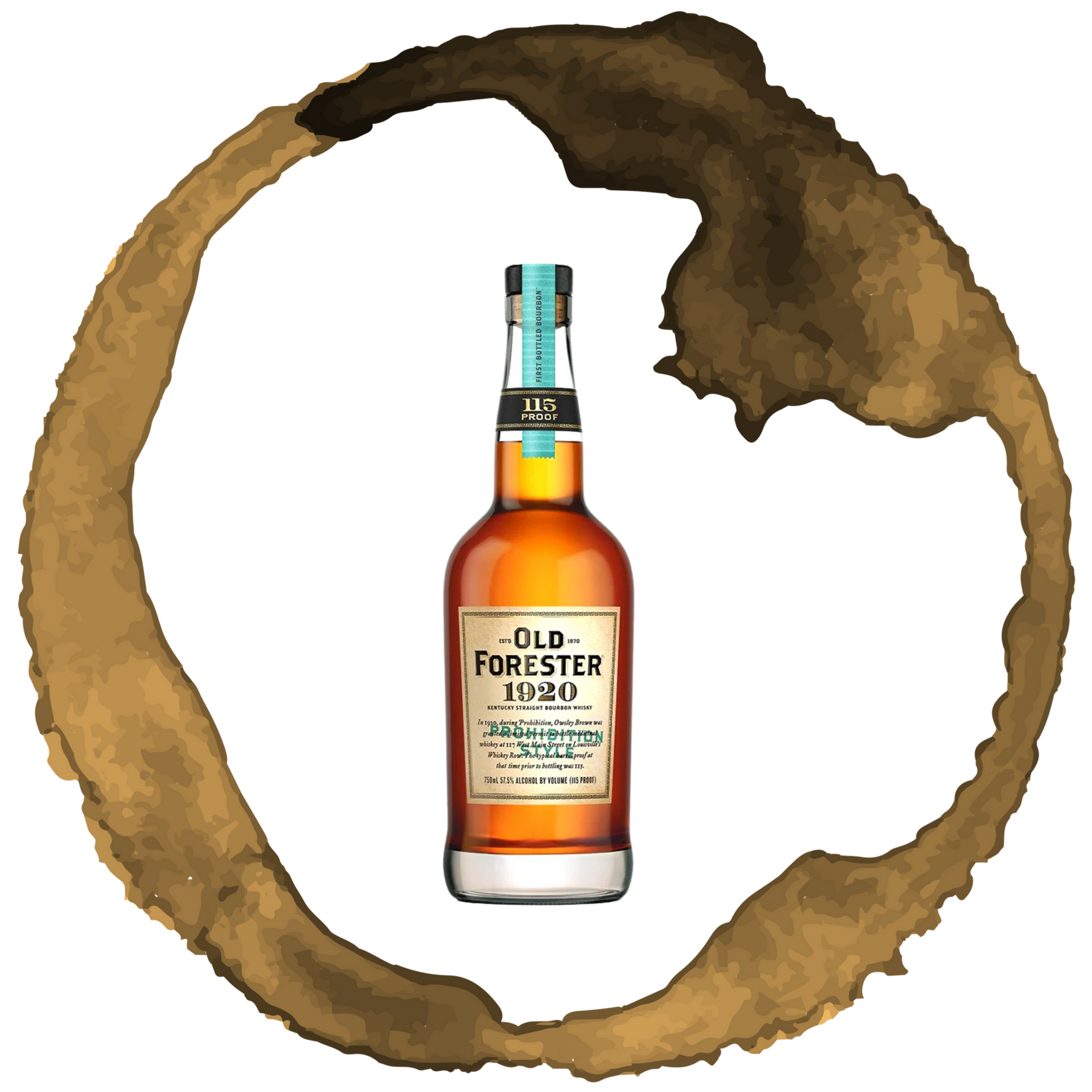 Brown-Forman Old Forester 1920 Prohibition Style Bourbon, 750ml