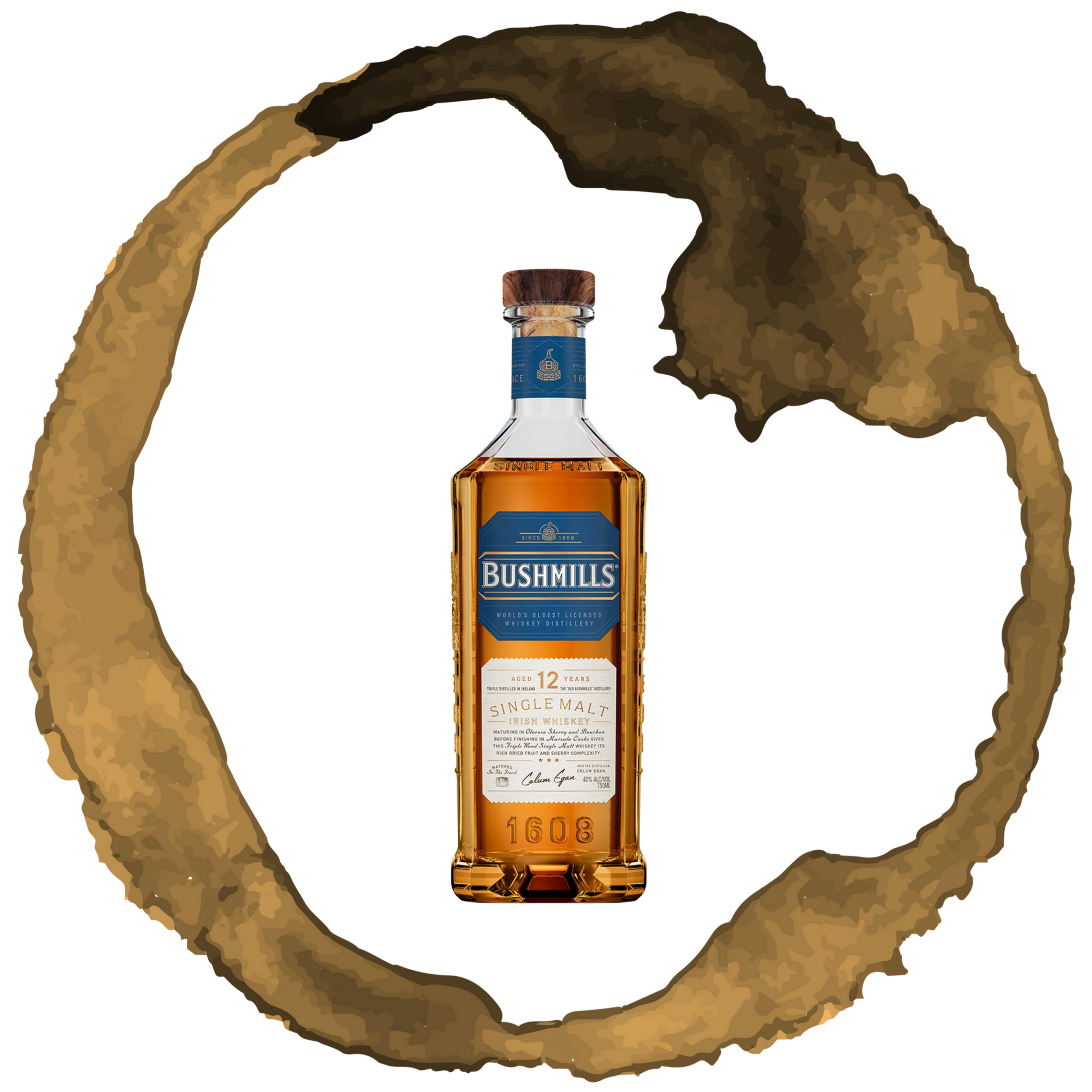Bushmills 12yr Single Malt Irish 750ml