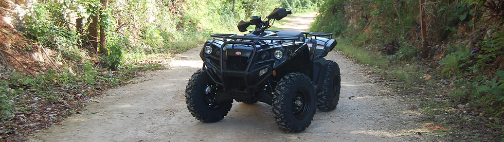 DRR USA's EV Safari electric ATV in the forest