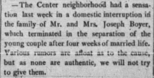 Orphan Train Rider Weddings, 1897