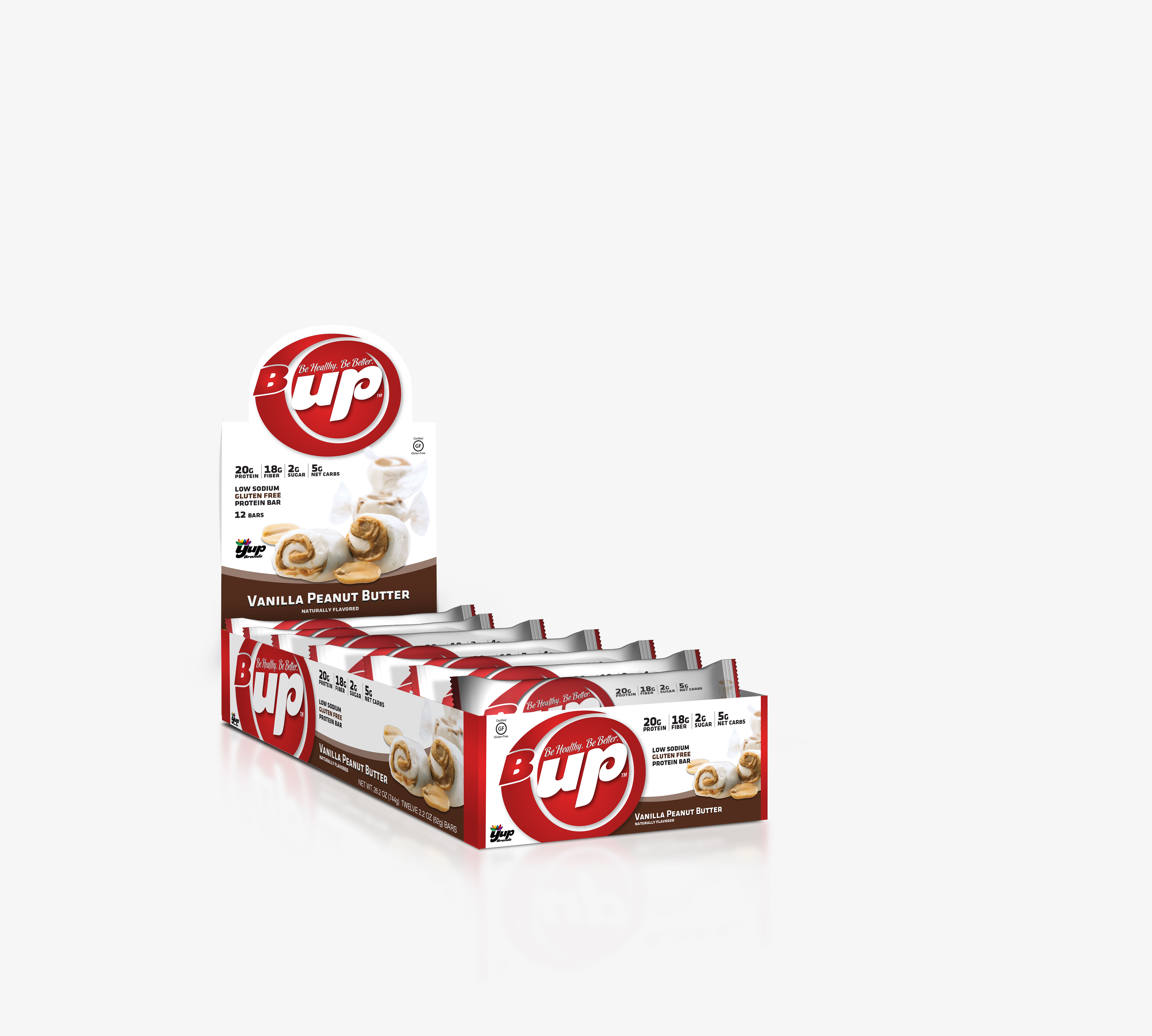 B-Up Bar Vanilla Peanut Butter (Case)