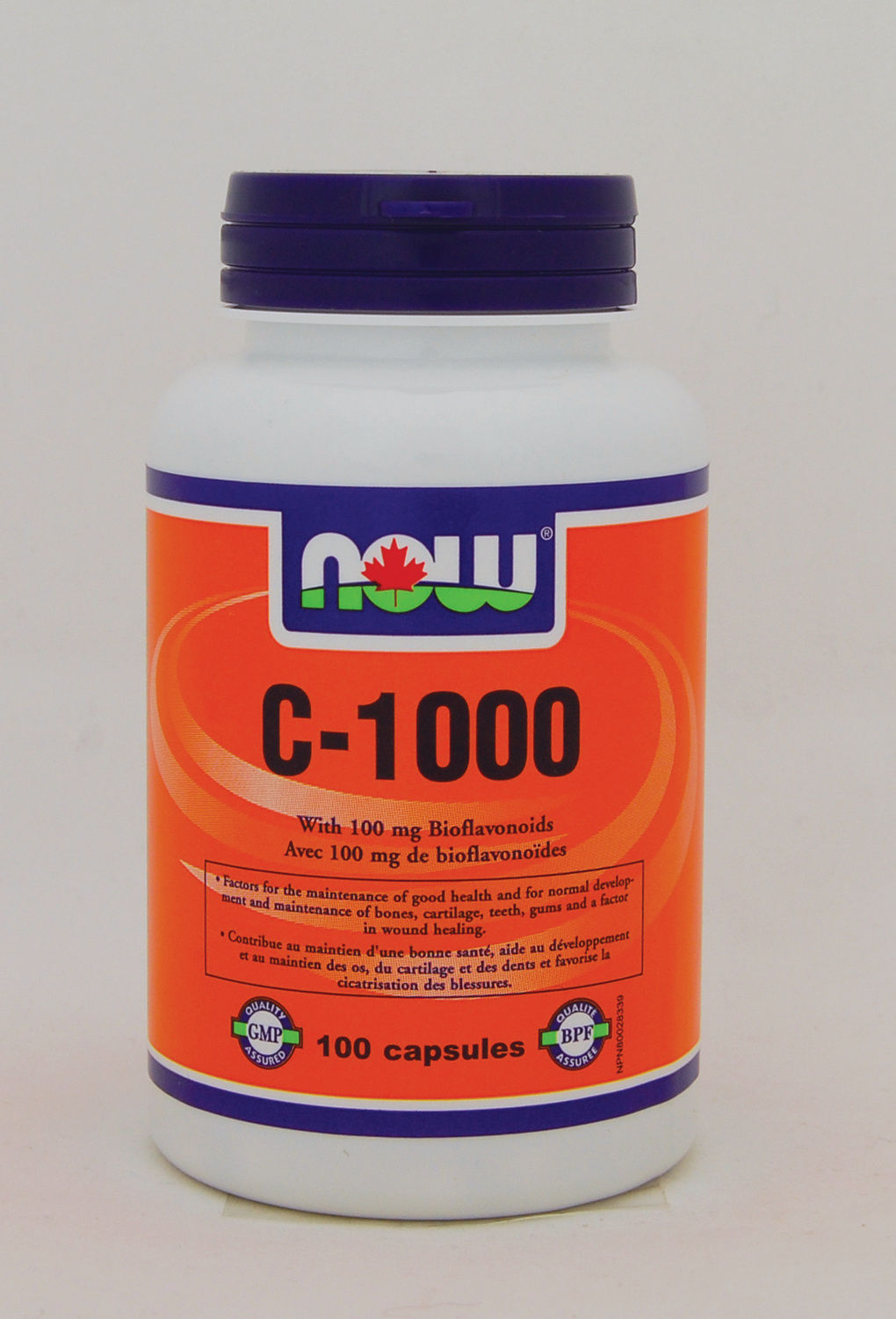 C-1000 with Bioflafonoids: 100 Capsules (NOW)