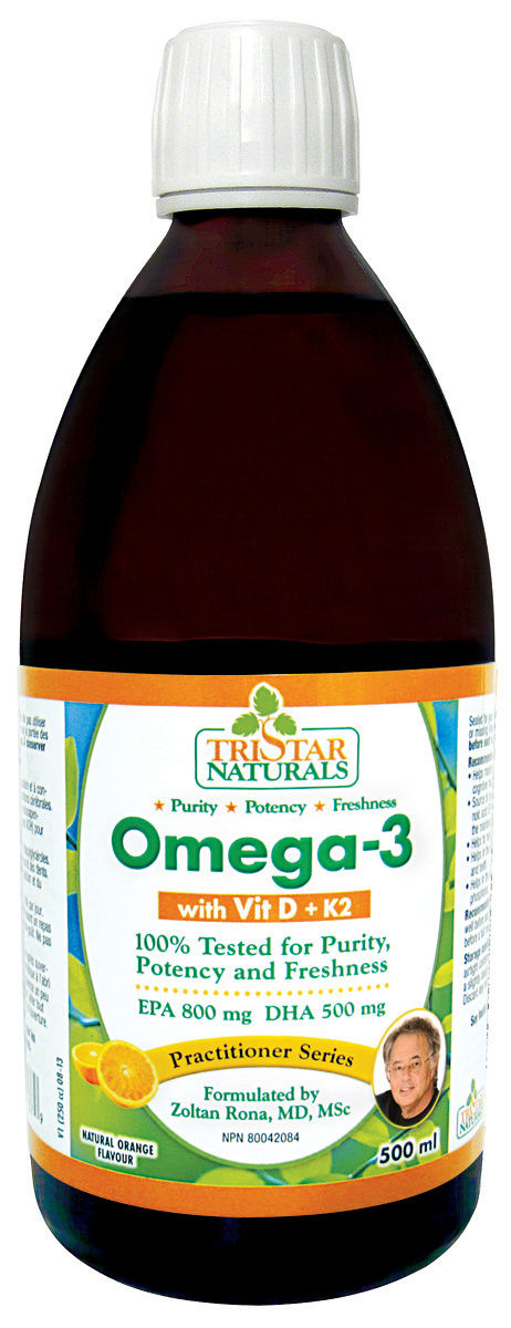 Thumbnail: TriStar Omega-3 + Vitamin D: 500 ml