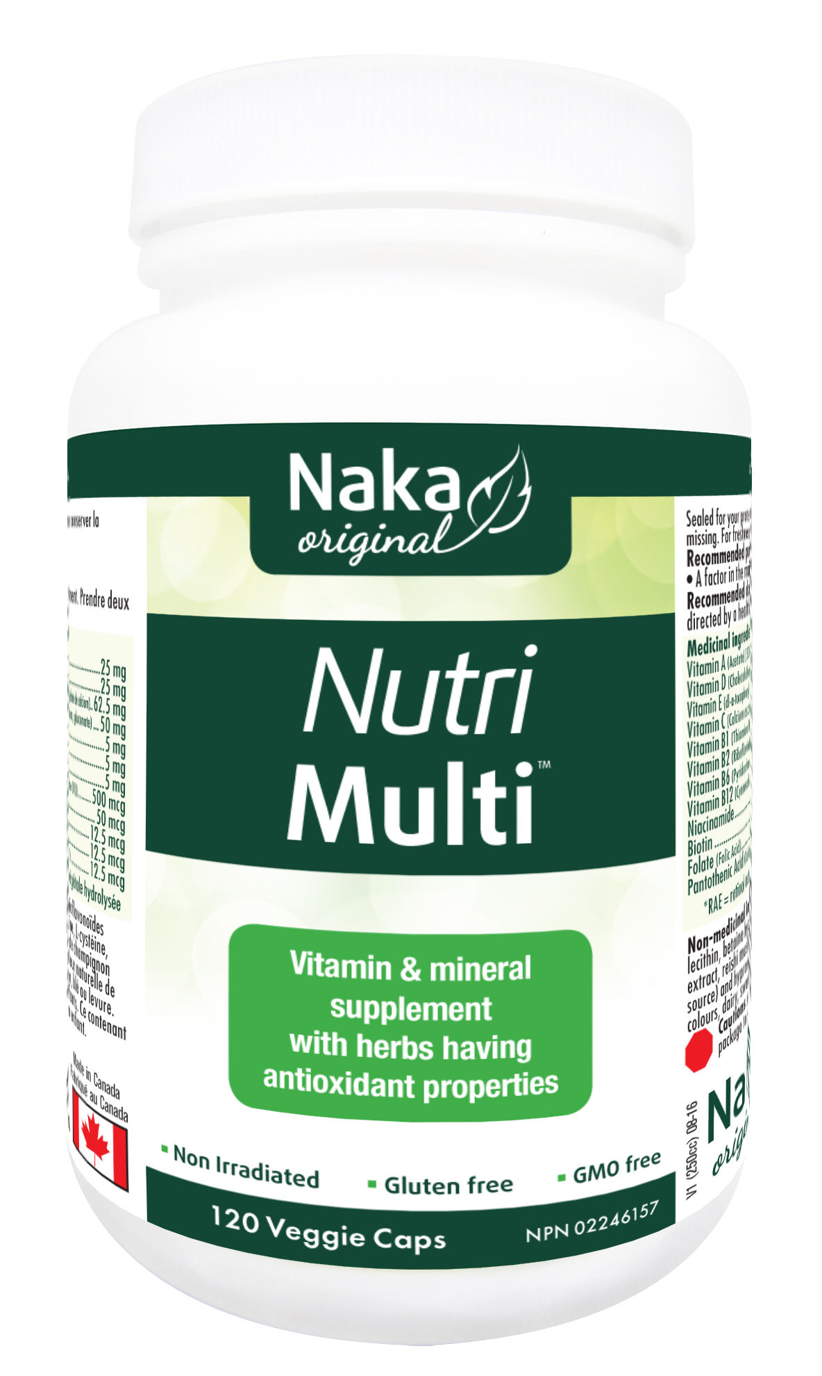 Naka Nutri Multi - 120 Capsules