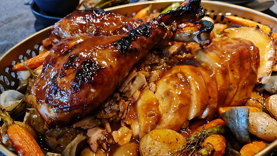 PAVO, RELLENO Y GRAVY