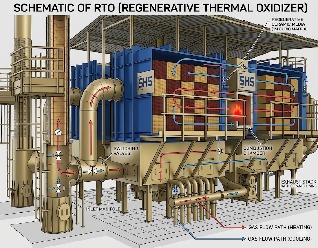 Podgrzewanie wstępne - złoże ceramiczne