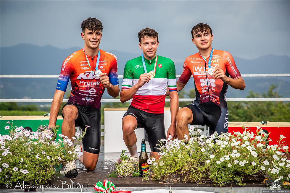 Ettore Fabbro è vice campione italiano XCO tra gli Under 23 sul Montello (©Alessandro Billiani)