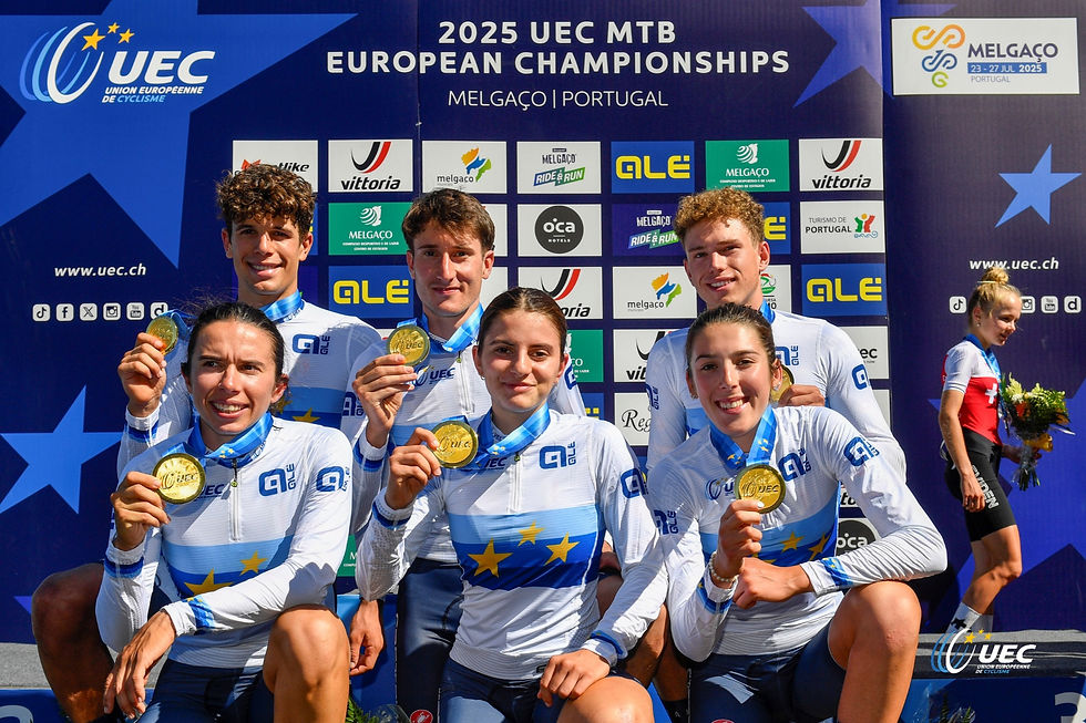Ettore Fabbro campione europeo nel Team Relay (©UEC)