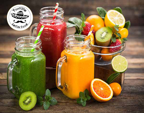 Arranged Food and Objects