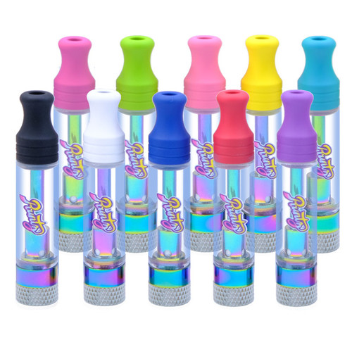 100本0.8ml RUNTY虹メッキ黒アトマイザー
