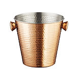 Champagne Bucket Leone, Copper Finish, Inox, Ø23.5x21.5cm
