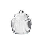 Glass Jar With Lid Leone, Ø14.8x17.3cm