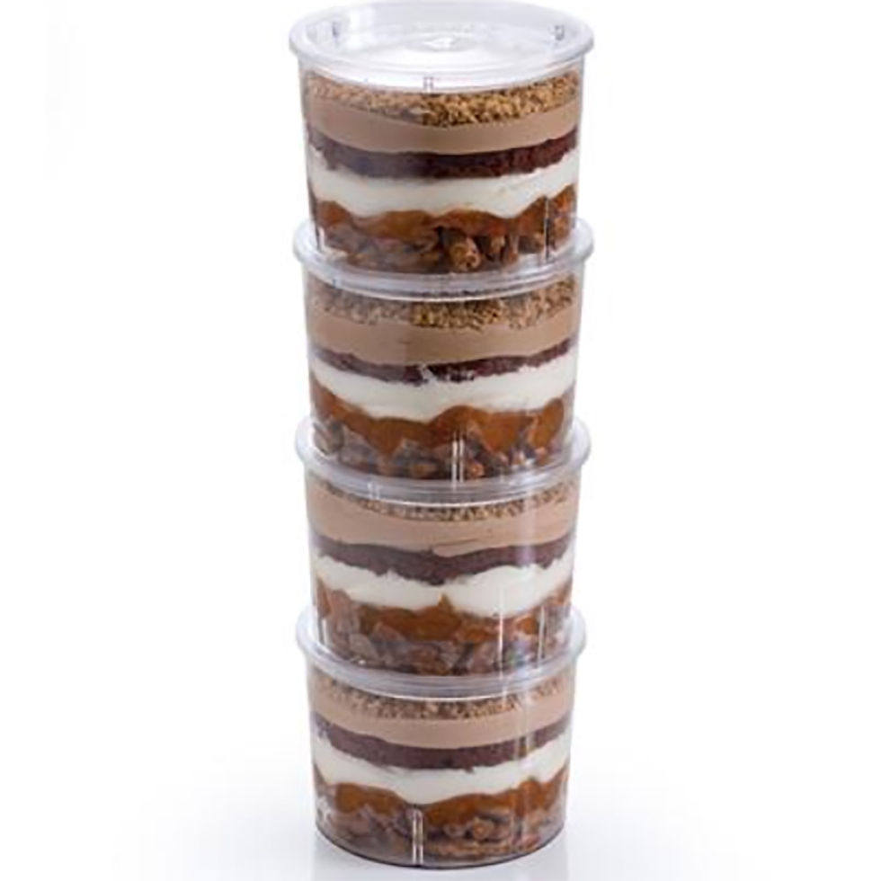 Thumbnail: Plastic dessert cup by Martellato, 210ml capacity, Ø78x57mm, pack of 100