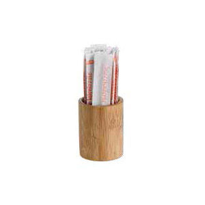 Chili Bamboo Toothpick Holder Leone, Ø3.5x4.5cm