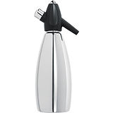 iSi Inox Soda Siphon - 1L Stainless Steel Sparkling Water Maker