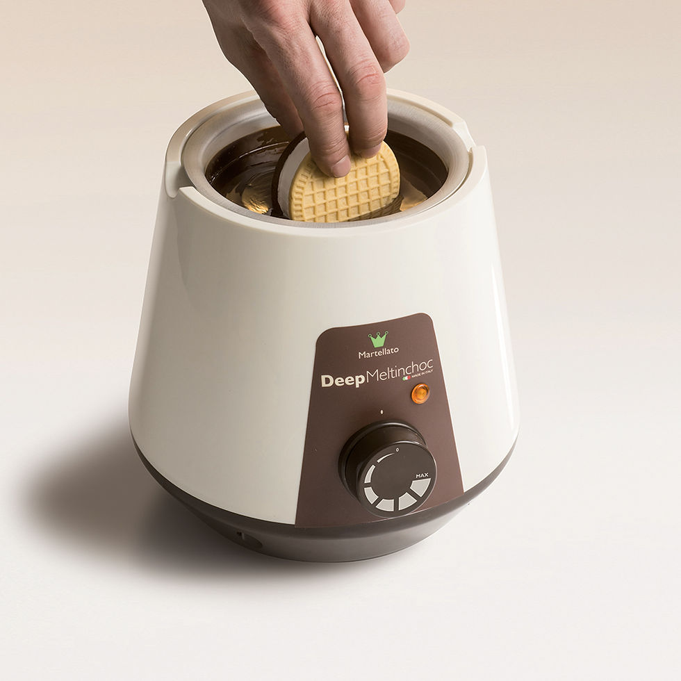 Ice Cream Chocolate Cover Melter Martellato Deep Meltinchoc, Ø20.5x21.2cm, 1.7L