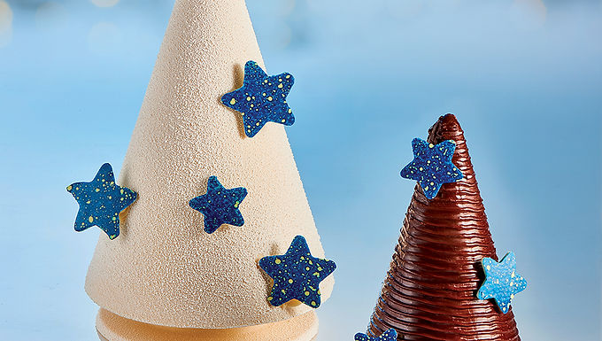 Christmas Tree Mold Small - Martellato, 4 pcs, Ø83x140mm, 140g