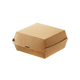 Hamburger Box Kraft/Pe - 950 ml Leone, 10.5x10.5x8.5cm