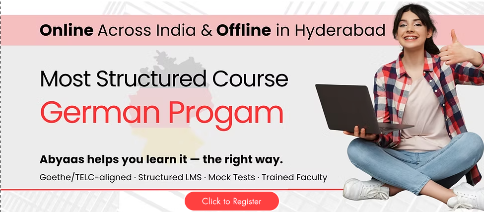 German Language Course (A1-B2) | Online & Offline Training