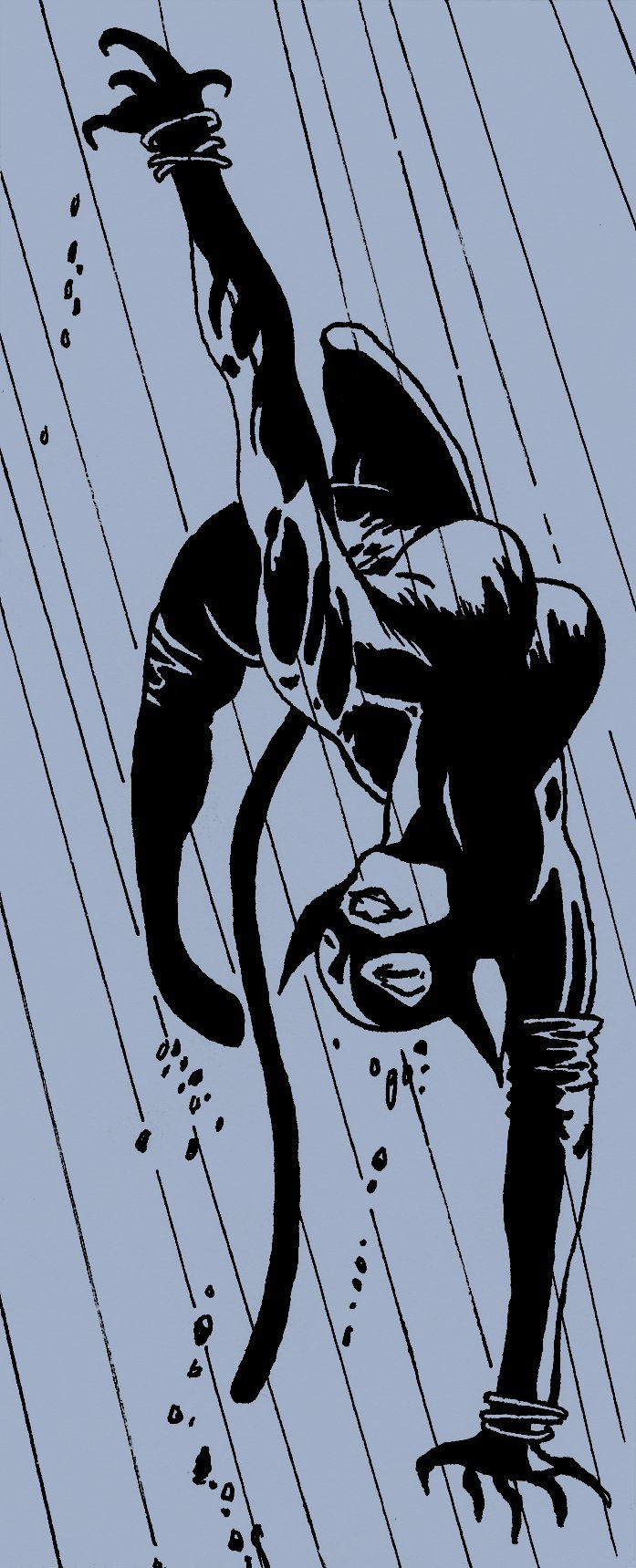 Catwoman, by Dan Cheeseman copying Tim Sale