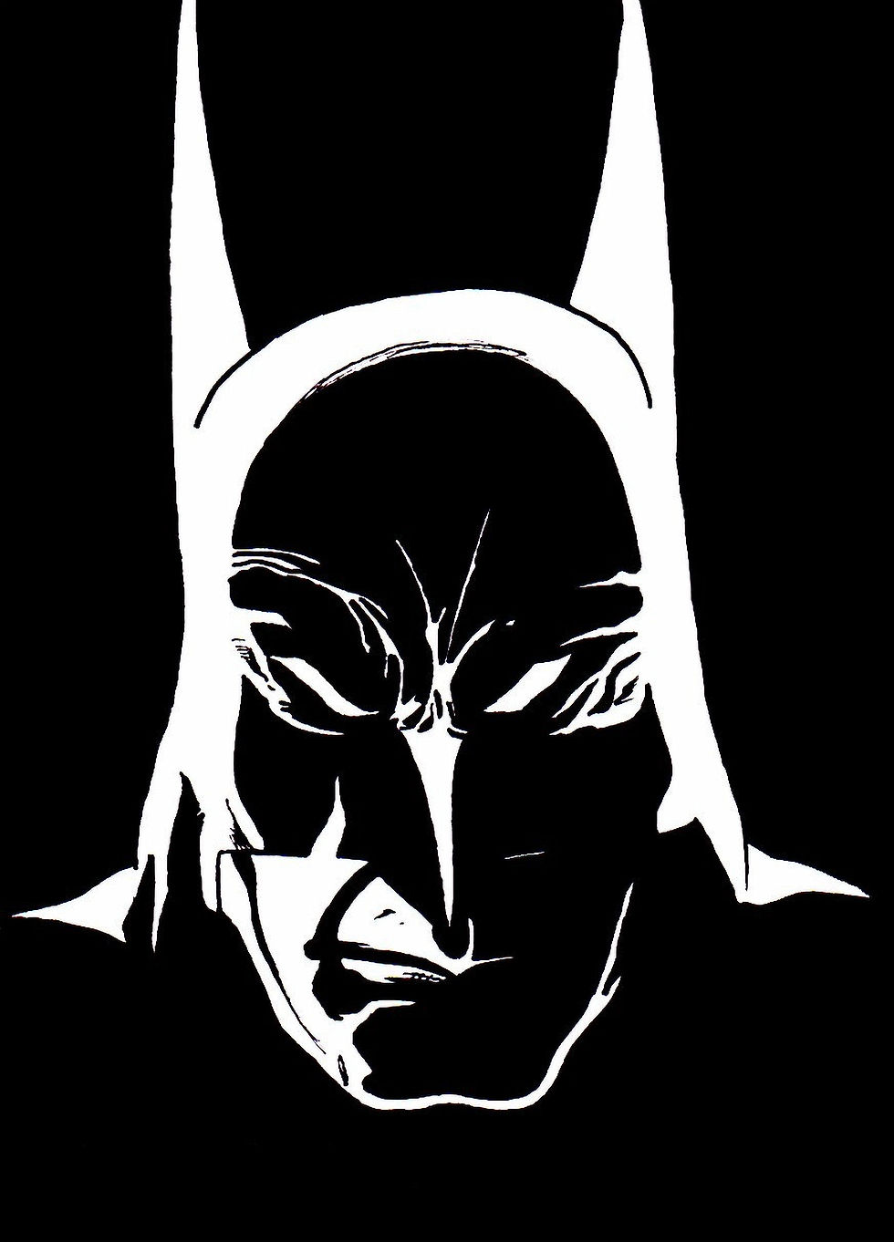 Batman, by Dan Cheeseman copying Tim Sale