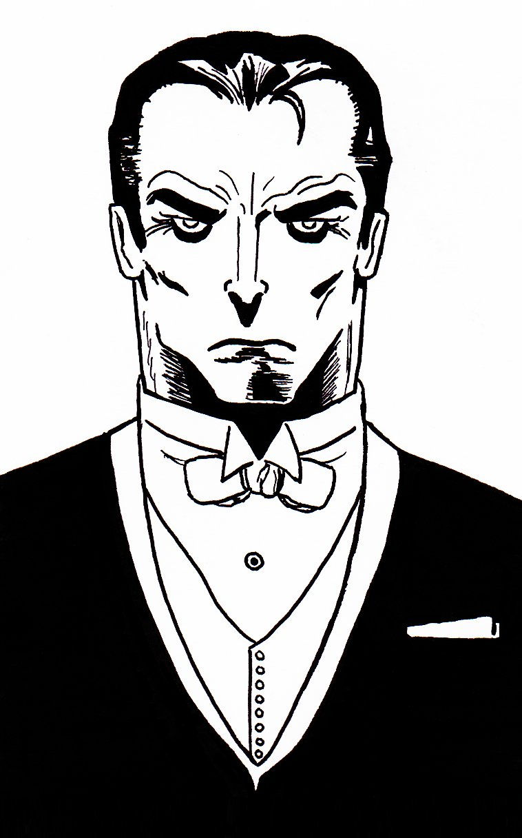 Bruce Wayne, by Dan Cheeseman copying Tim Sale