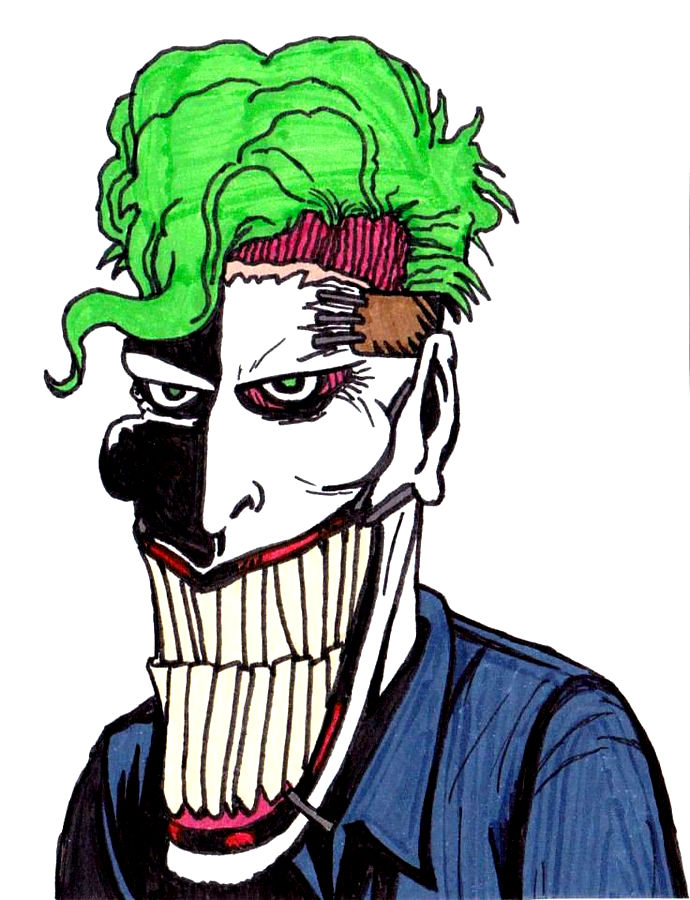 The Joker, by Dan Cheeseman copying Tim Sale