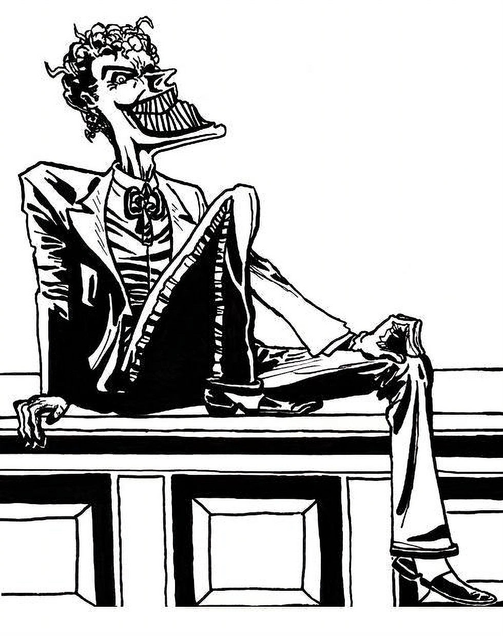 The Joker, by Dan Cheeseman copying Tim Sale