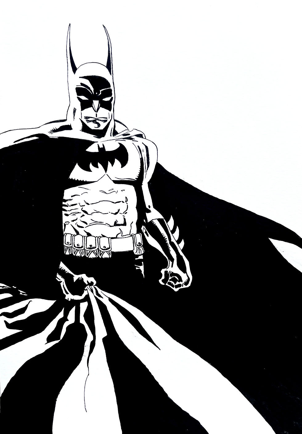 Batman, by Dan Cheeseman copying Tim Sale