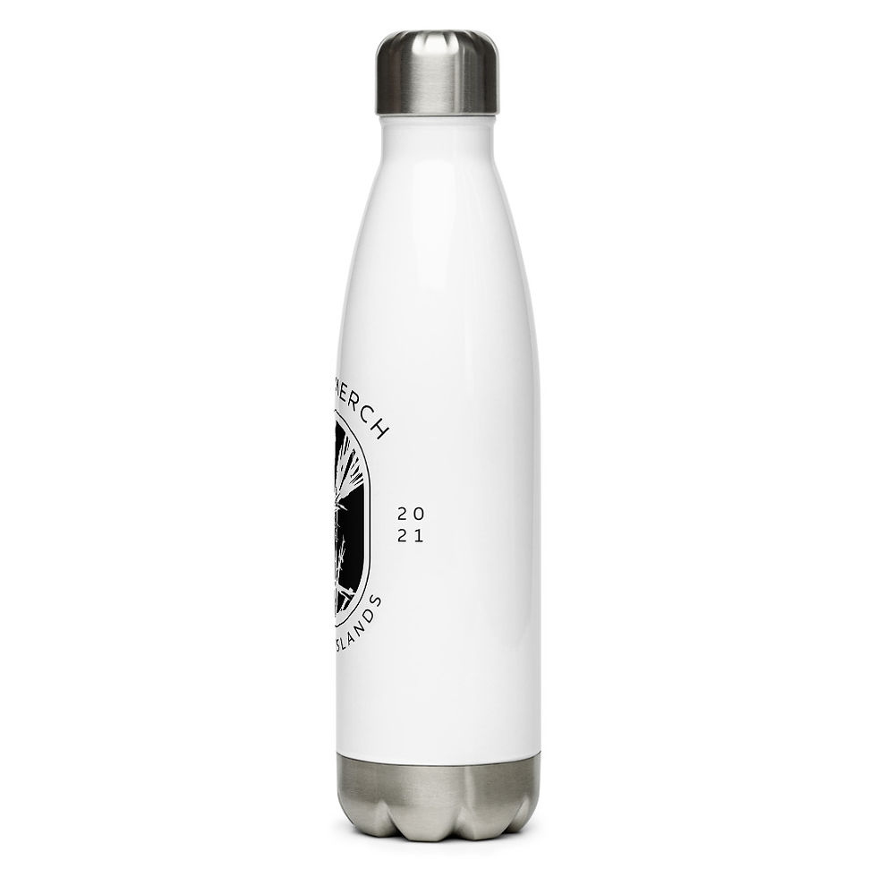 Thumbnail: KY345 White Stainless Steel Water Bottle