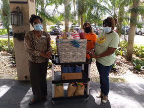 Bringing gifts for special occasions.