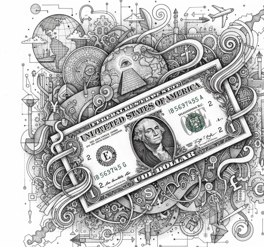 A US One Dollr note