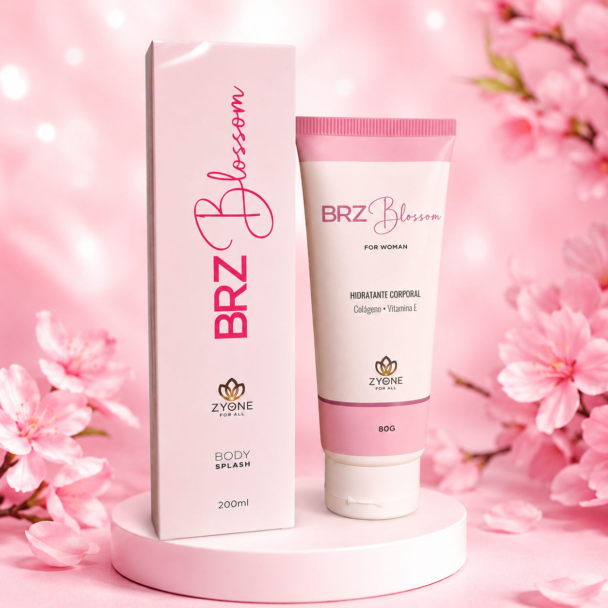 Kit BRZ Blossom Feminino – Body Splash + Hidratante