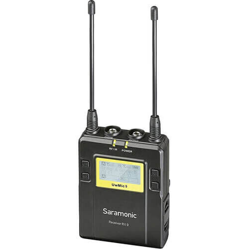 الصورة المصغرة: Saramonic UwMic9 Kit4 (RX9 HU9) 1 Verici 1 Alıcı Kablosuz El Mikrofonu