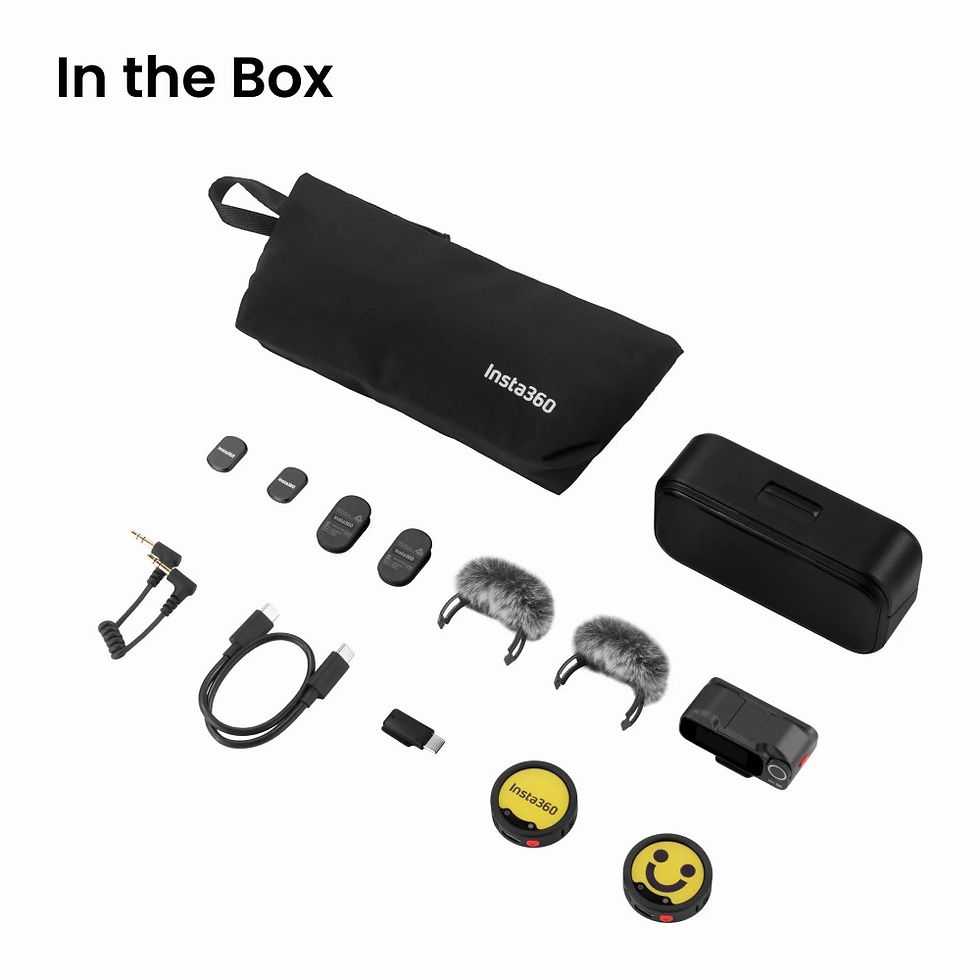 Миниатюра: Insta360 Mic Pro Wireless Microphone 2'li Şarj Kit ( 2 TX +  1 RX )
