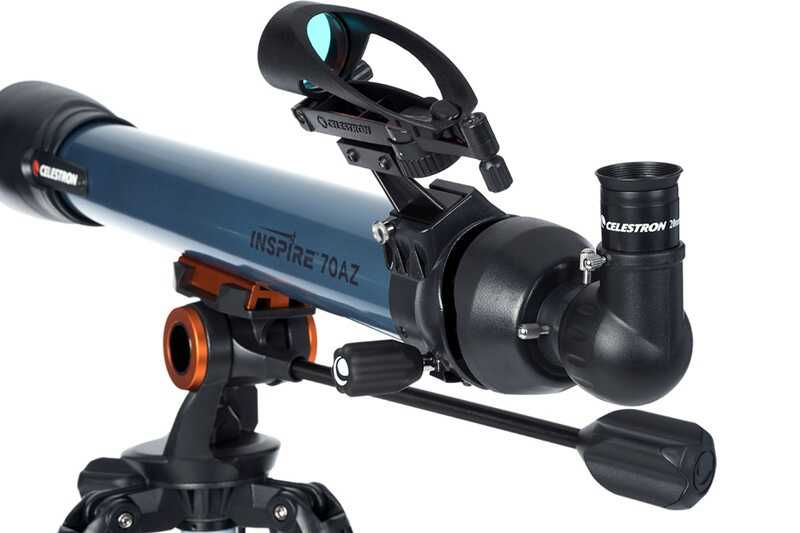 الصورة المصغرة: Celestron Inspire 70AZ Refractor Teleskop