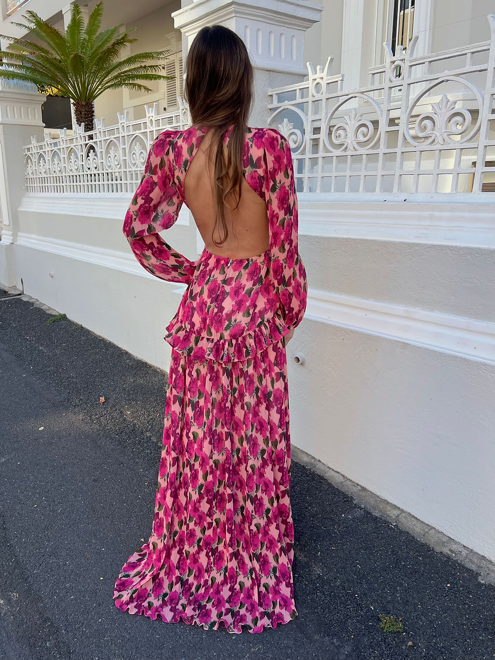 Thumbnail: RUNWAY FLORAL MAXI 