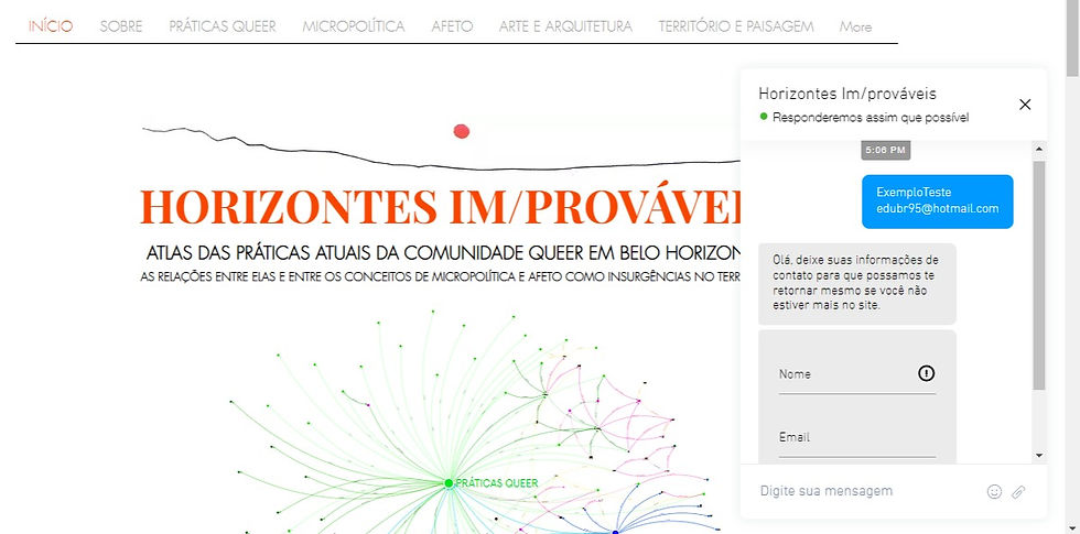 3.2. Envie seu username, e-mail e nome pedindo acesso para editar o mapa. Envie também as informaçõe