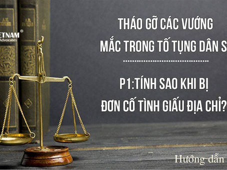 P1 - TÍNH SAO KHI BỊ ĐƠN CỐ TÌNH GIẤU ĐỊA CHỈ?