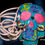 Miniatura: Collar Calavera Bordada a Mano Sierra de Puebla - Azul / Rosa