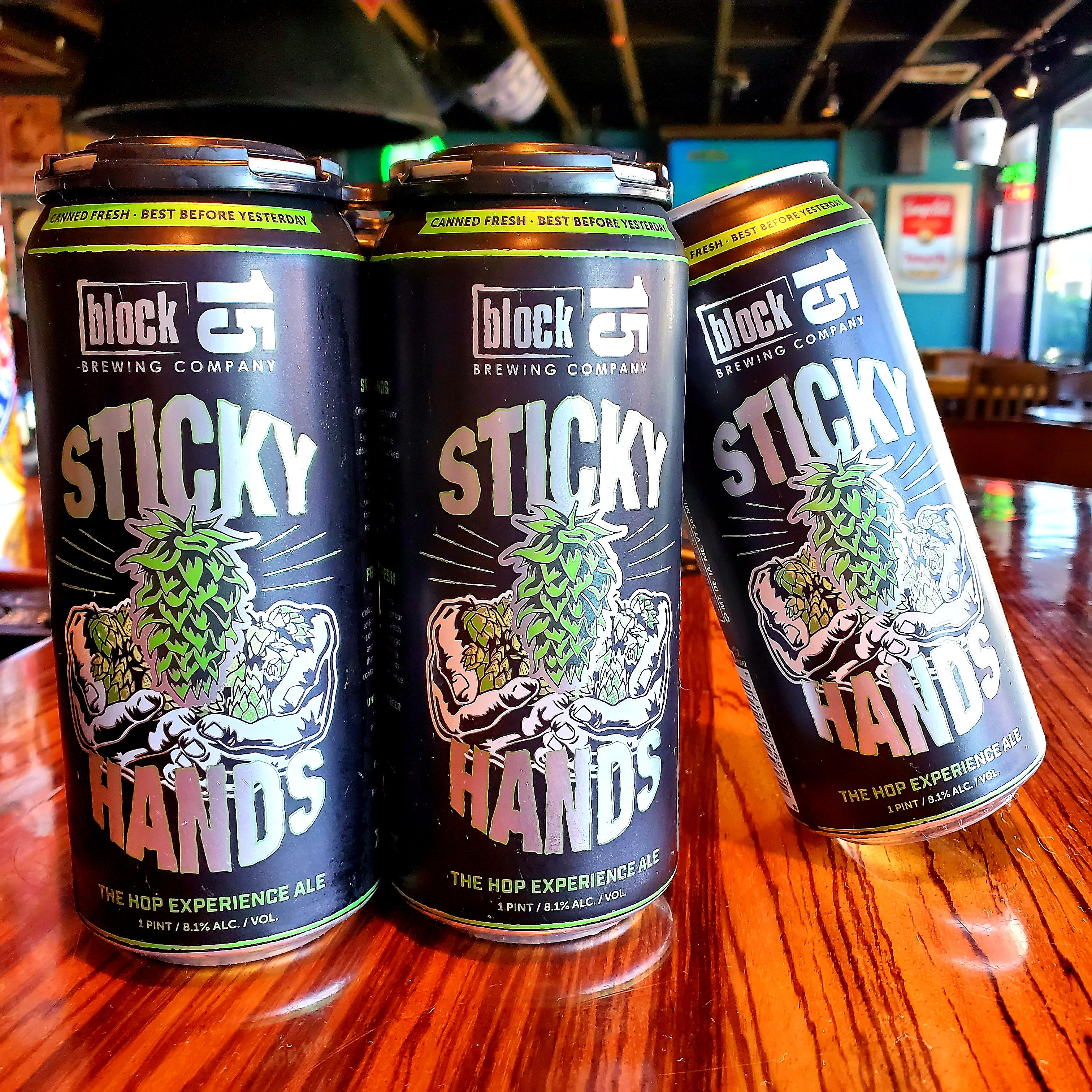 Block 15 Sticky Hands 16/4pk