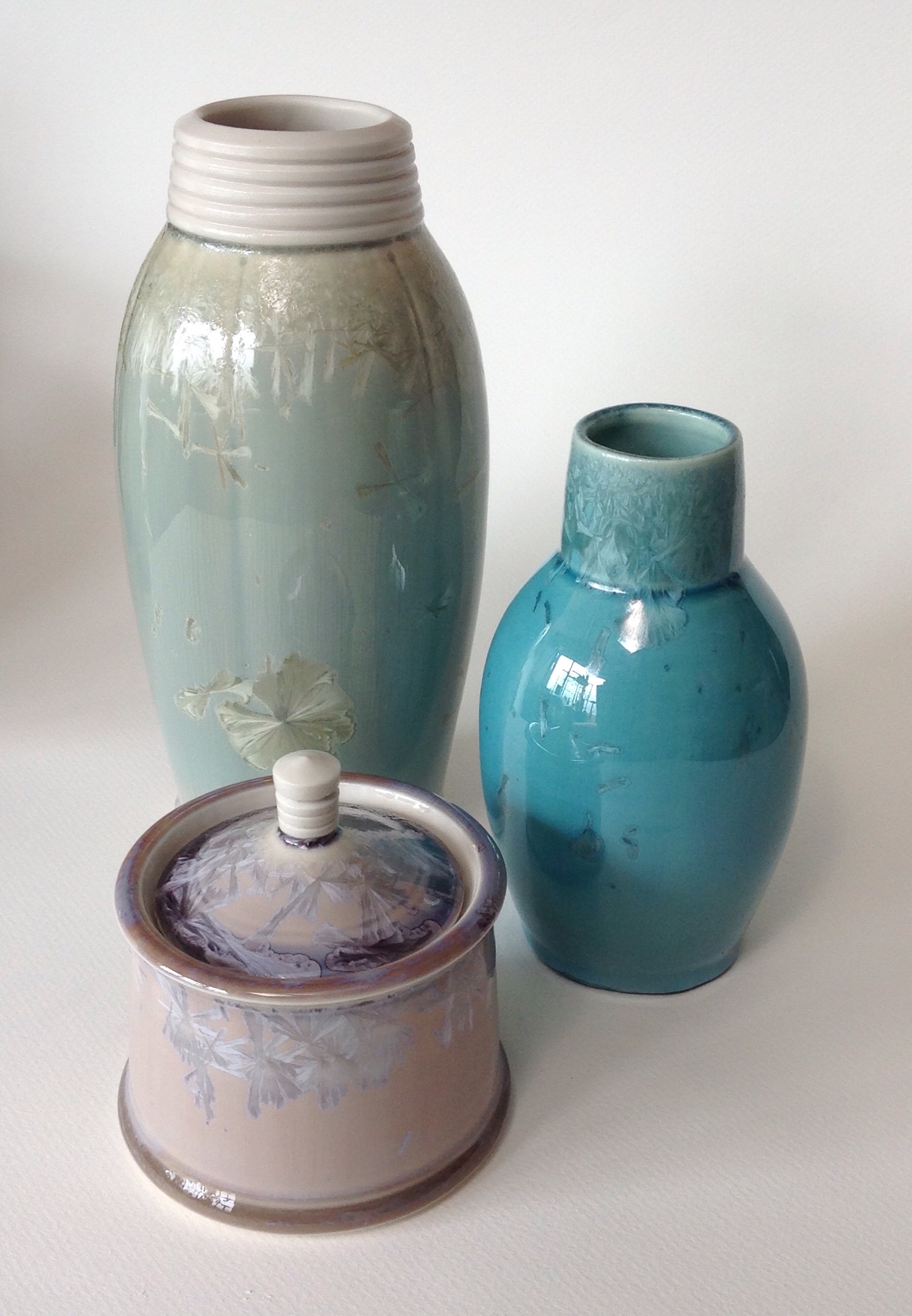 crystalline glazed porcelain