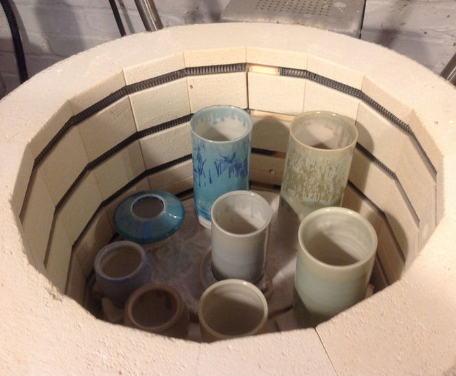 Opening the kiln