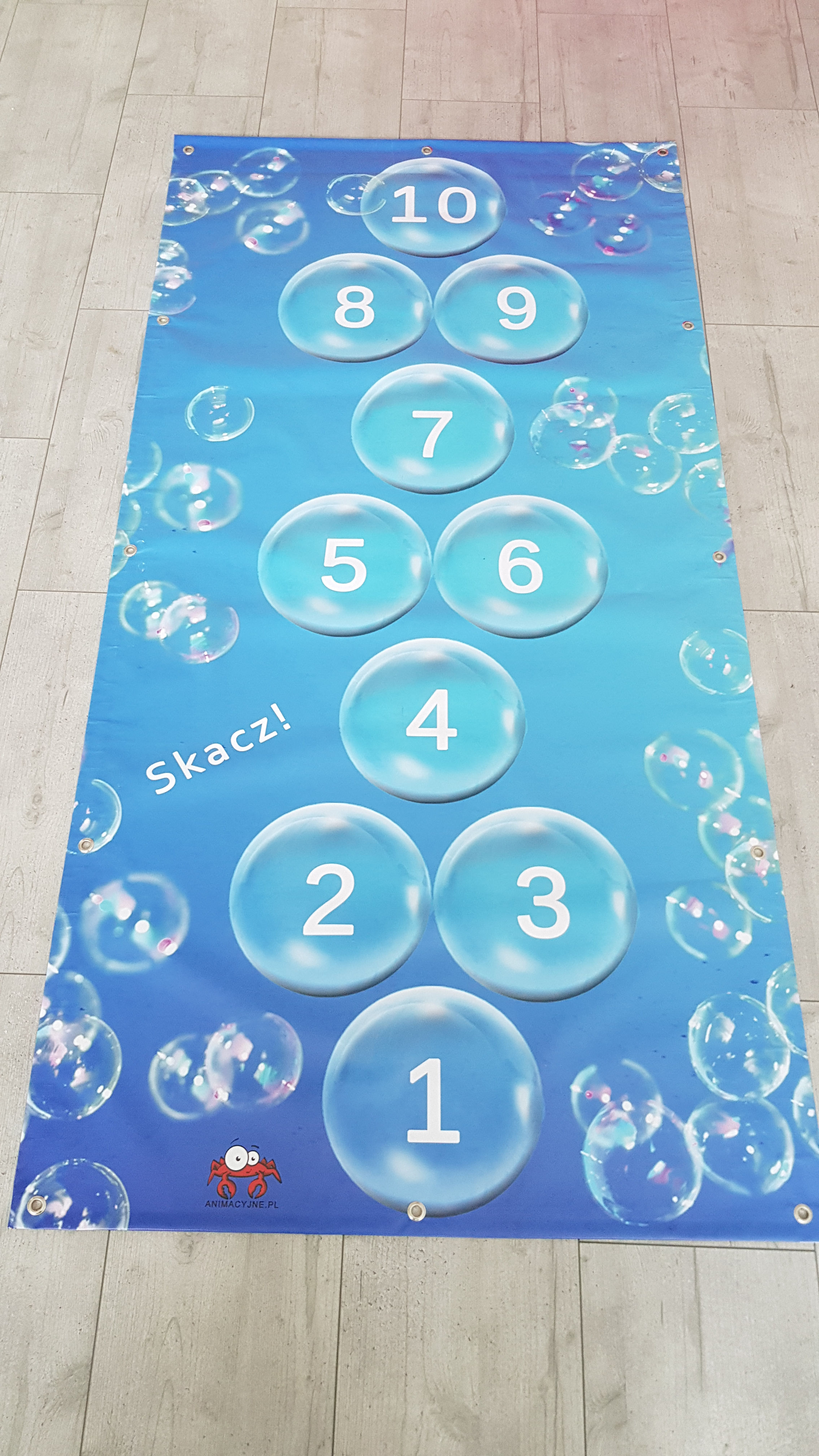 Plansza do gry w klasy "Bąbelki"