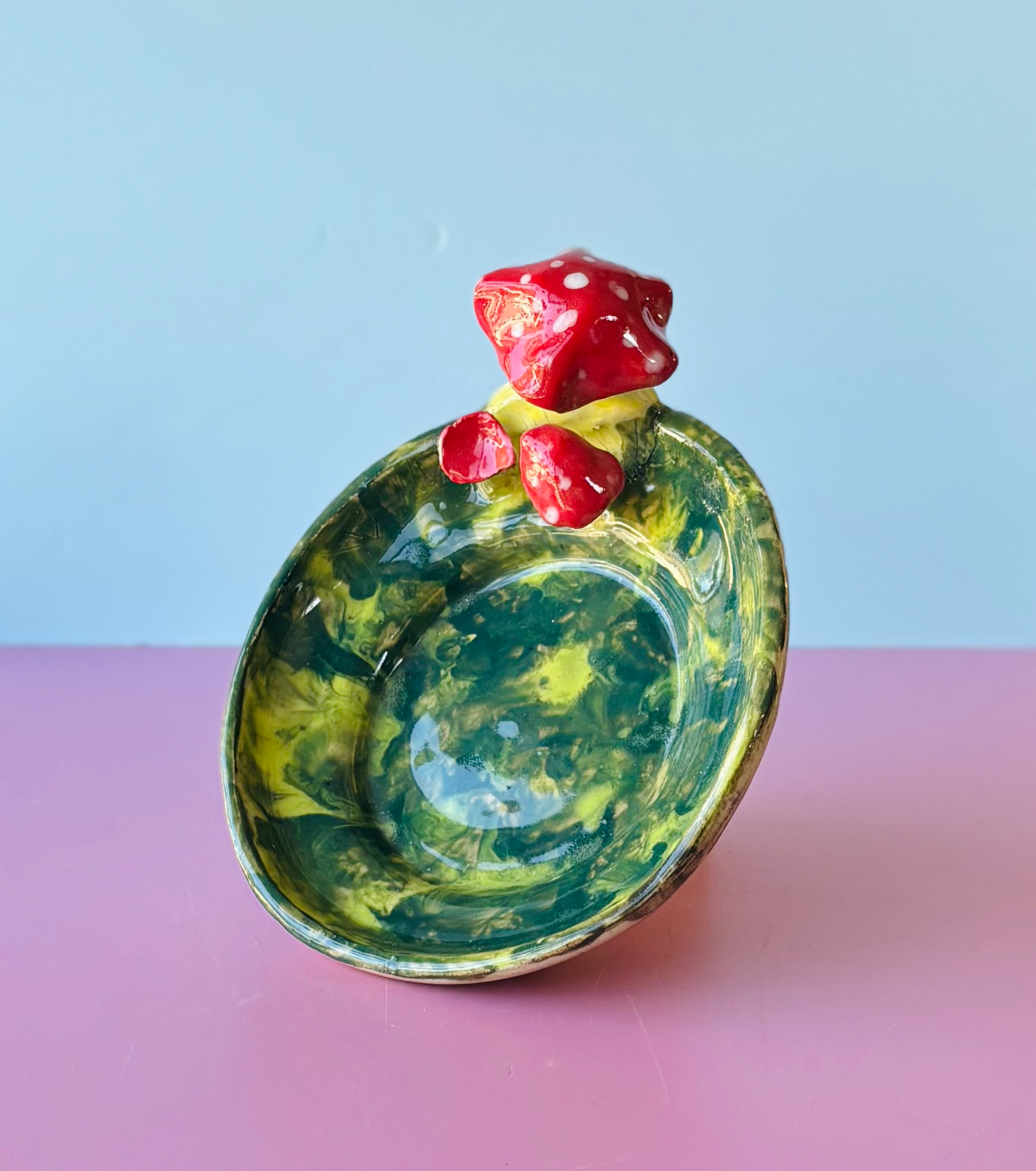 Mushroom Plate by Rhonda